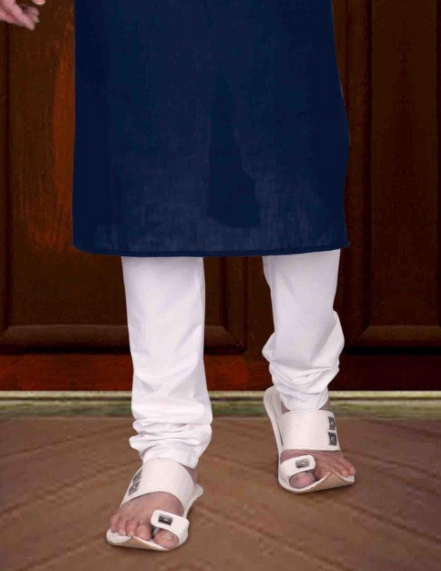 Navy Blue Color Kurta With Pajama Set In USA