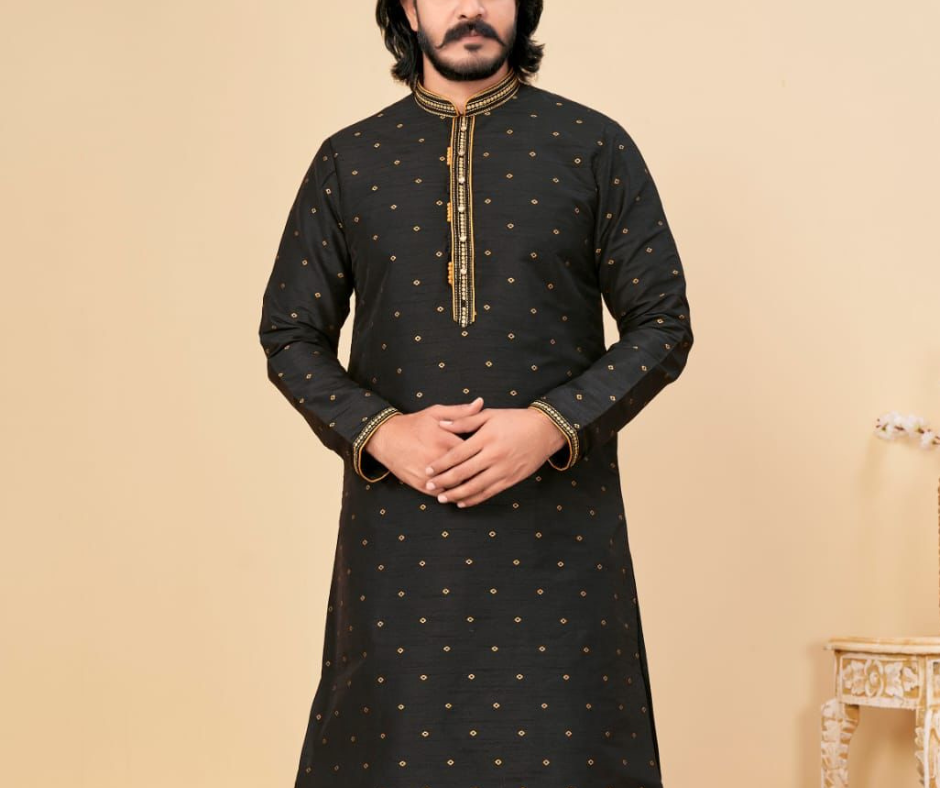 Elegant Black Color Fancy Kurta Suit In Tucson