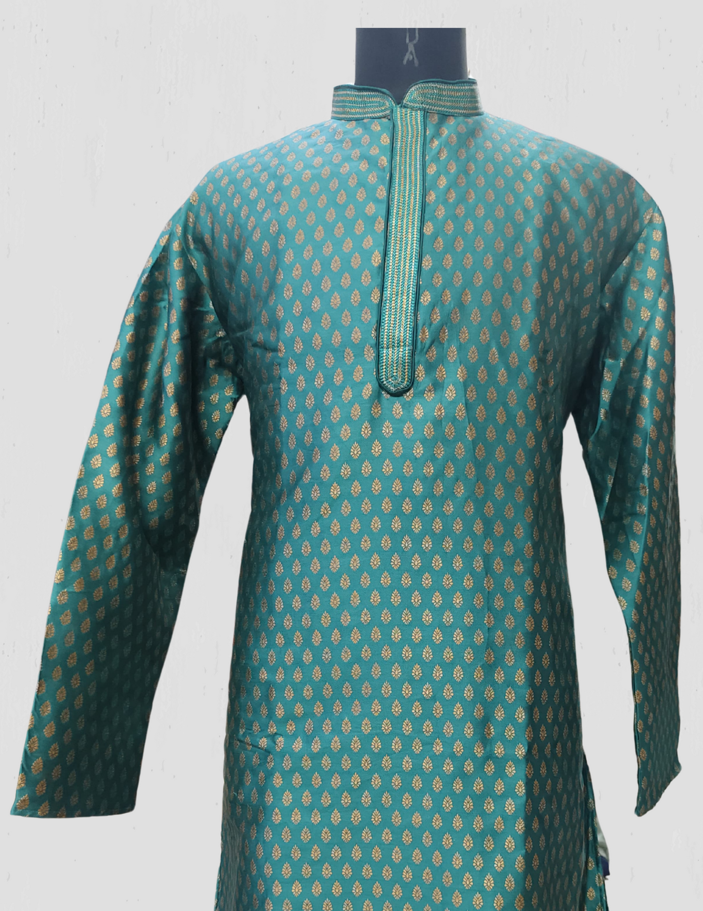Soft Brocade With Self Design Men's Kurta With Pajama Pant Near Me