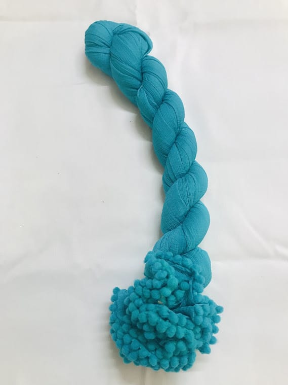 Stunning Blue Colored Chiffon Dupatta