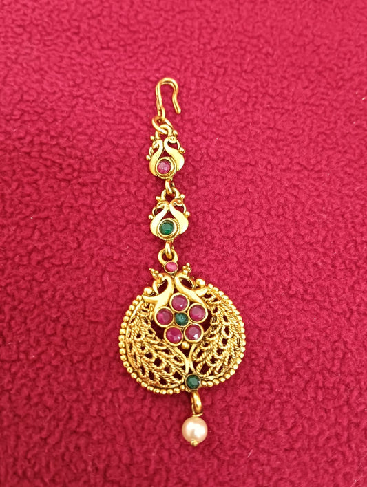 Appealing Gold Color Beautiful Gold Plated Tikka