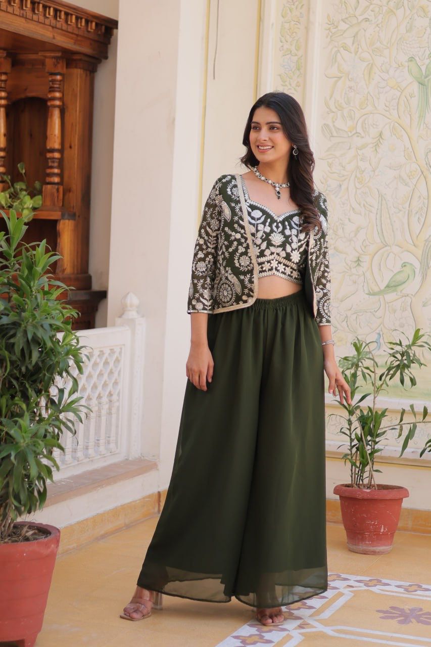Indo Western Palazzo Suits For Women Near Me