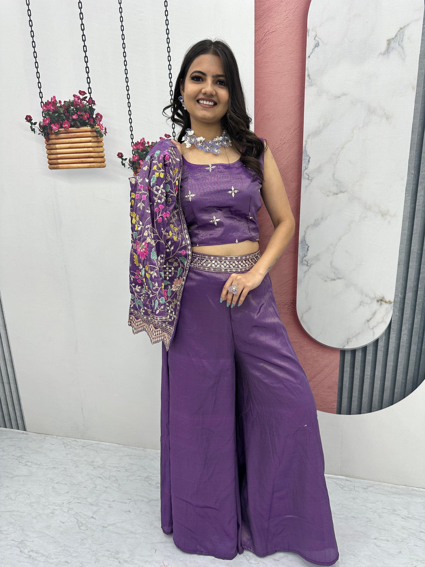 Indo Western Palazzo Suits For Women Near Me