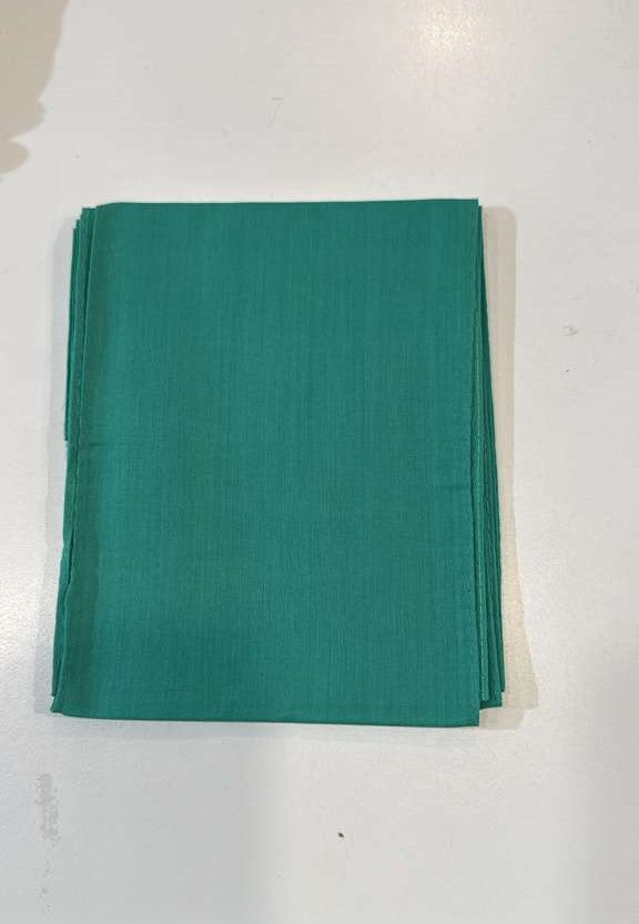 Amazing Green Color Cotton Saree Falls
