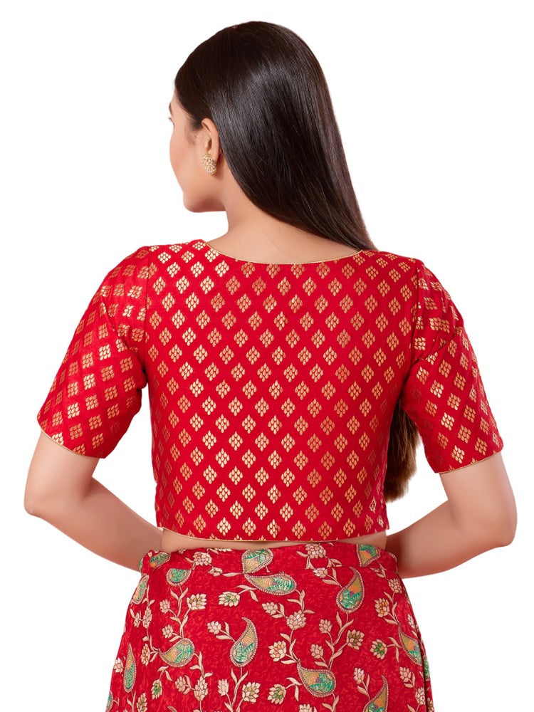 V Neck Readymade Blouse For Women Near Me