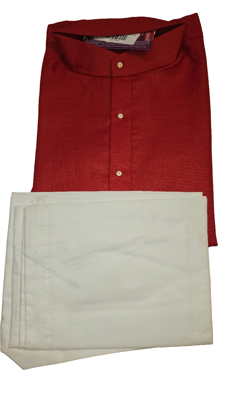 Cotton Plain Kurta With Pajama Pant For Boys In USA
