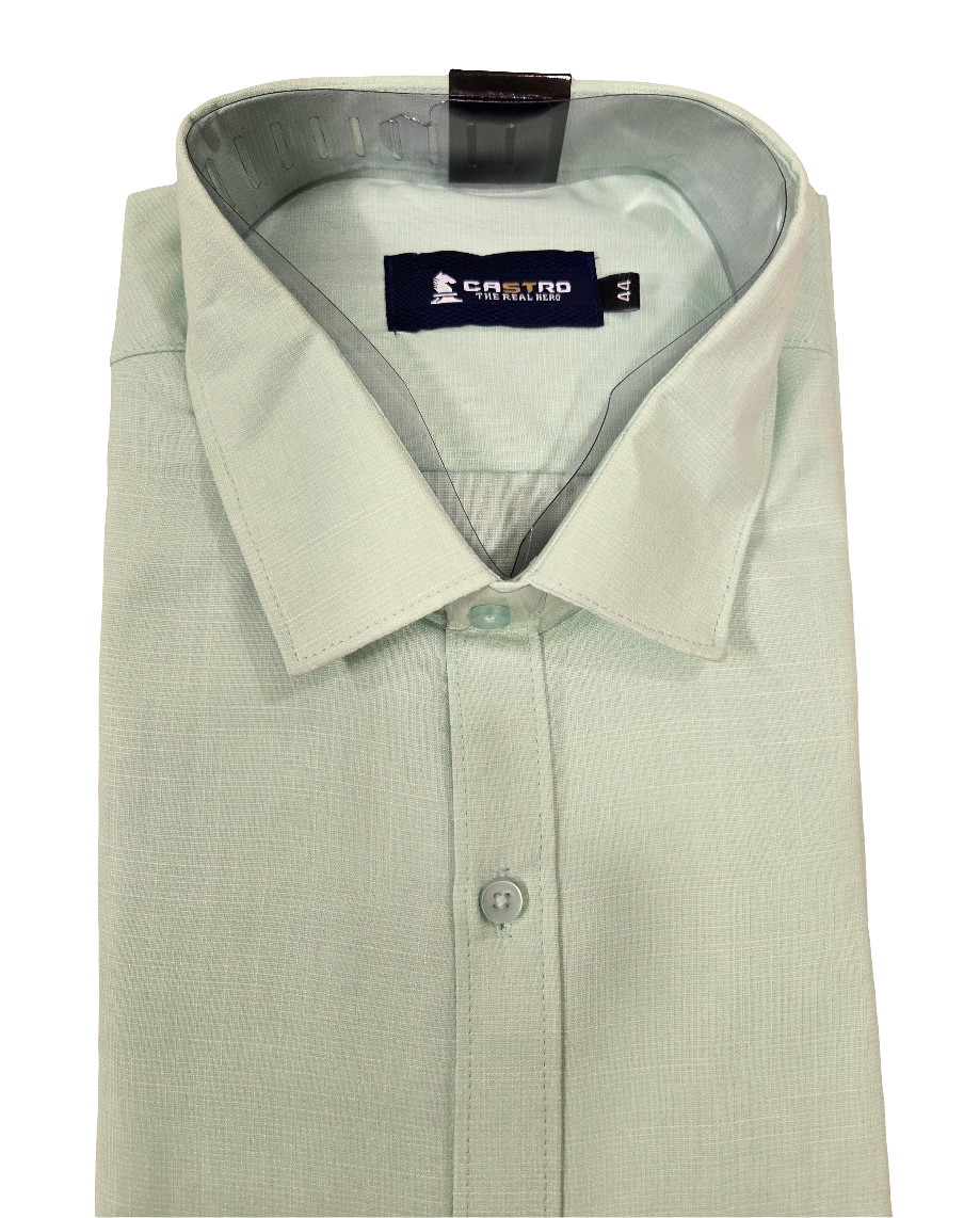 Sea Green Color Cotton Shirt With Matching Border Dhoti Set Near Me