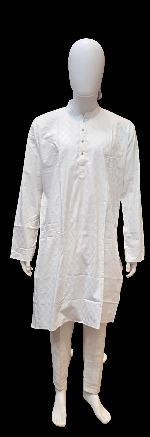 Stunning White Color Designer Men's Kurta With Pajama Pant In Chandler