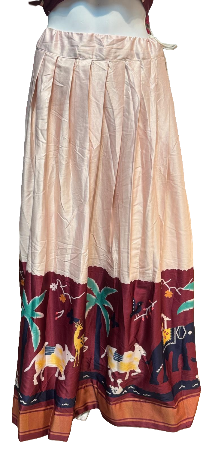 Beautiful Purple Colored Lehenga Choli Set For Women