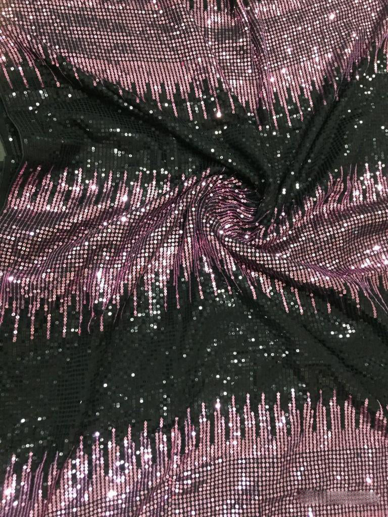 Dazzling Pink Color Double Shade Georgette Saree In USA