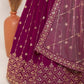 Charming Purple Color Georgette Lehenga Choli In USA