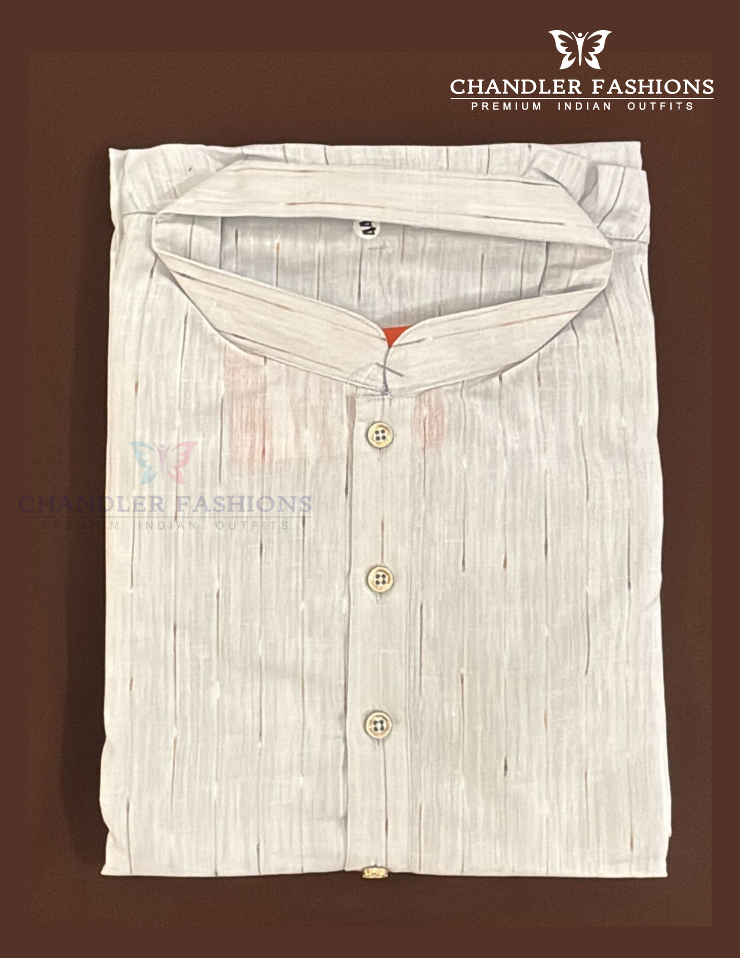 Delightful Light Blue Color Cotton Kurta With Pajama For Men