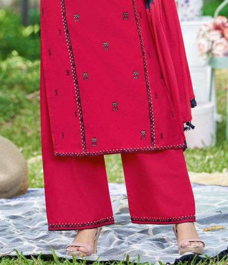 Pink Colored Salwar Suits With Dupatta For Women In Suncity