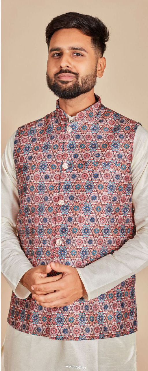 Wedding Kurta Jacket With Pajama Sets For Men Near Me