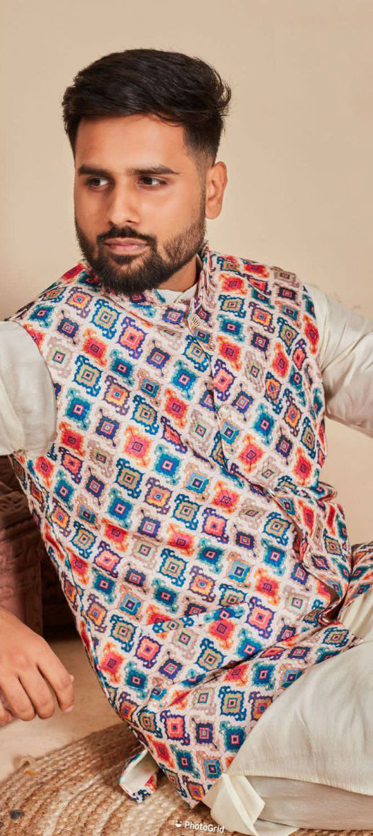 Kurta Pajama With Jacket Sets For Men Near Me