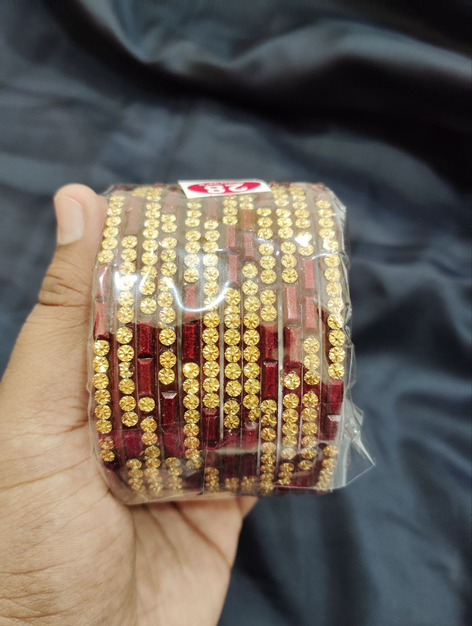 Beautiful Maroon Color Unique Design Glass Bangles in Phoenix