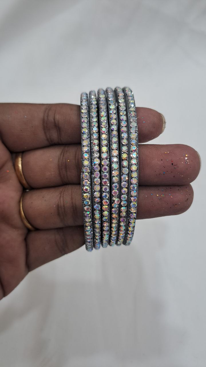 Checked Design Glass Bangles For Women Near Me