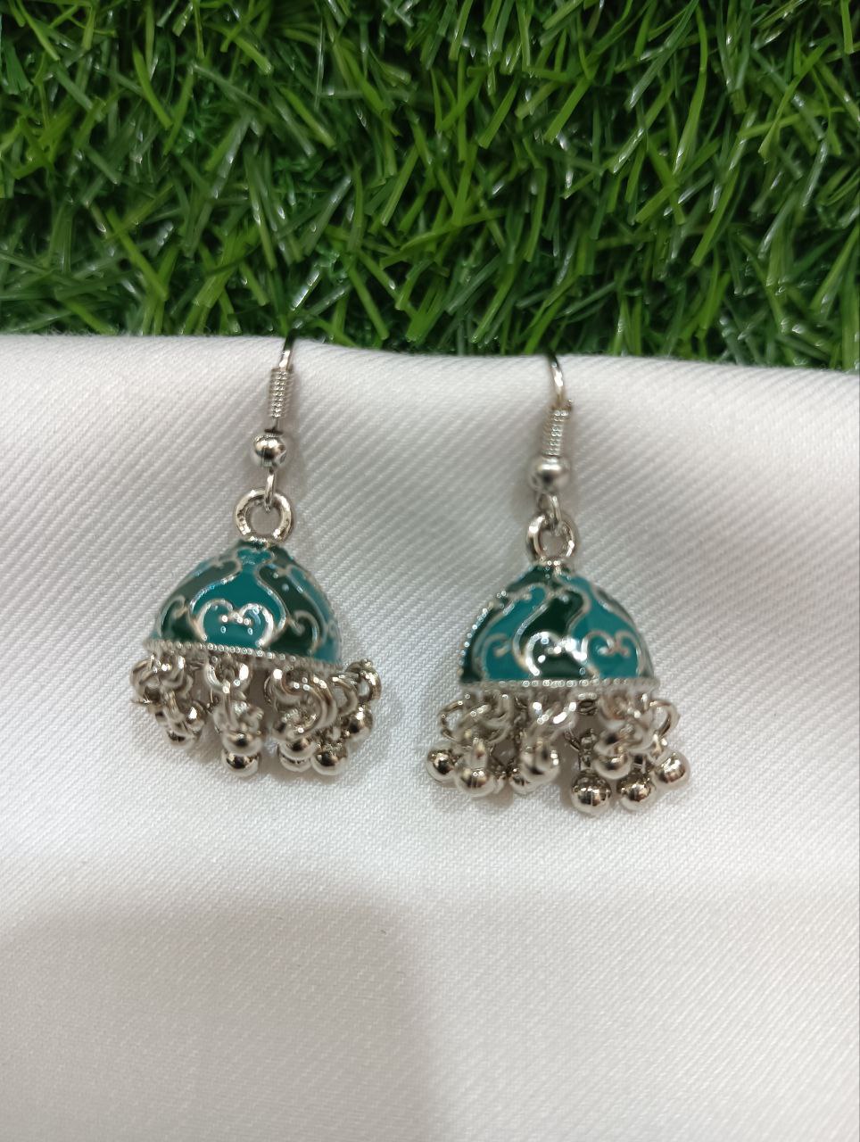Charming Multicolored Oxidized Earrings For Women