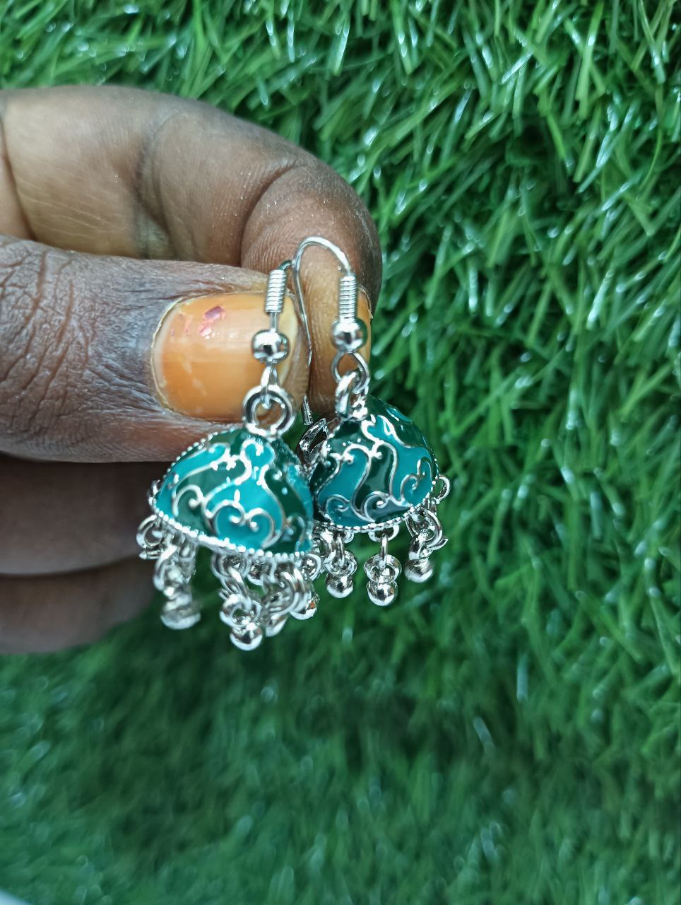 Charming Multicolored Oxidized Earrings Near Me