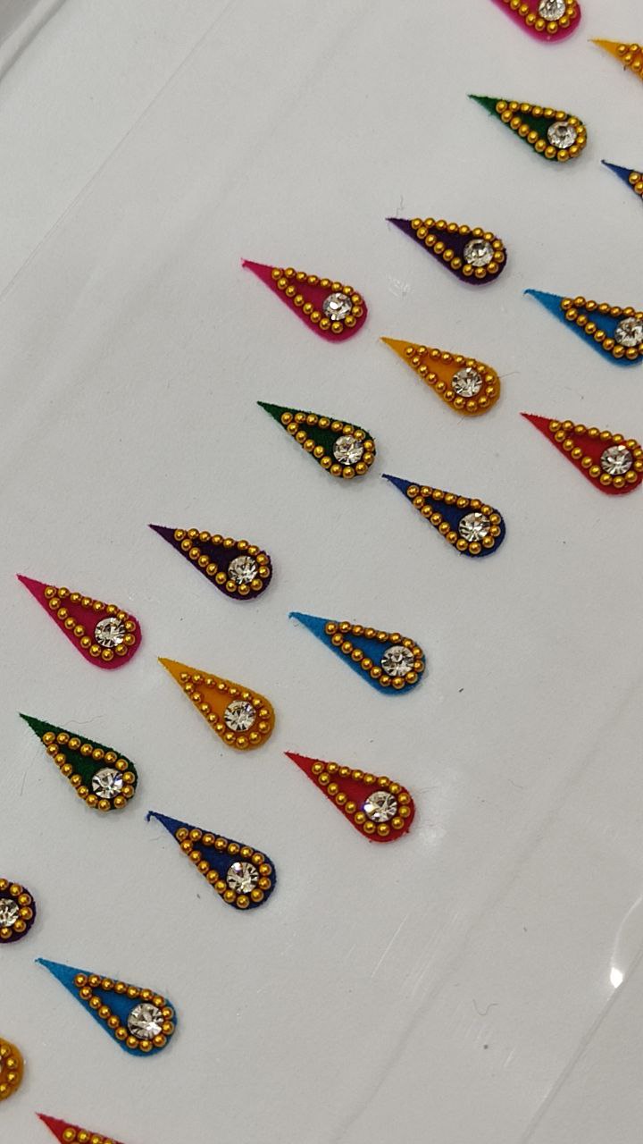 BN4-1 Beautiful Multicolor bindis