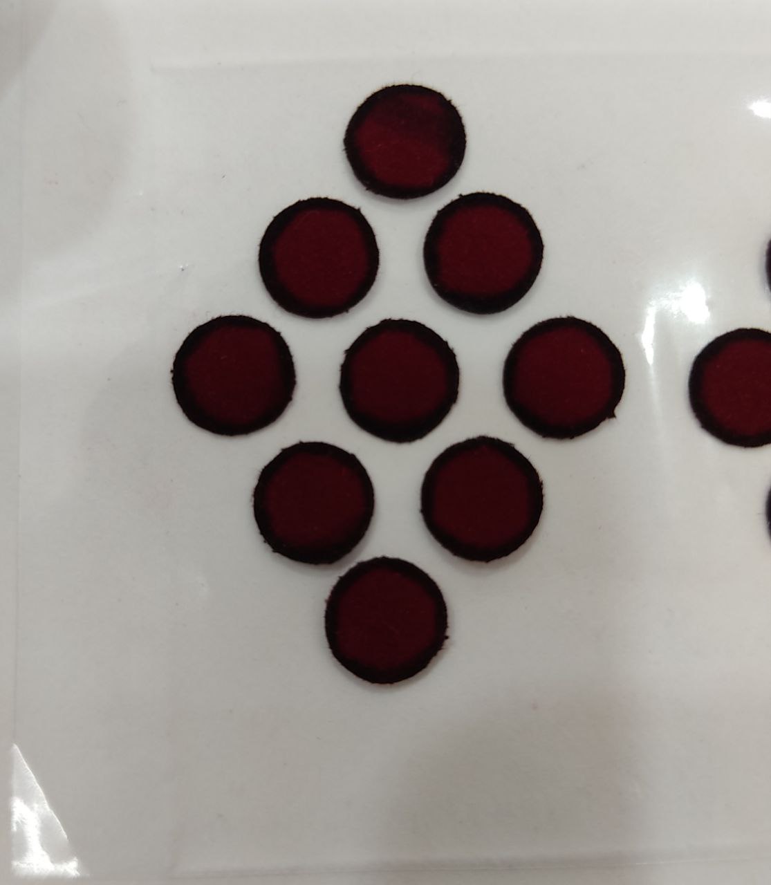 BN8-1 Beautiful maroon color bindis
