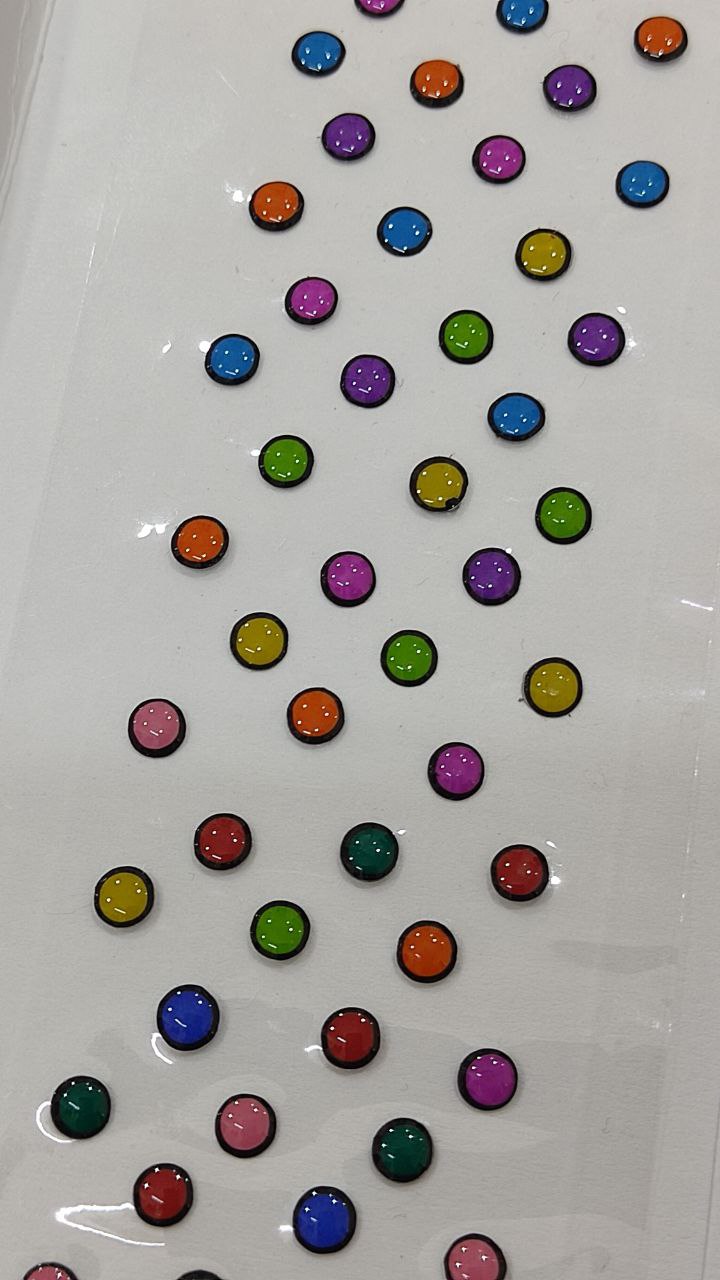 BN1-7 Beautiful Multicolor bindis
