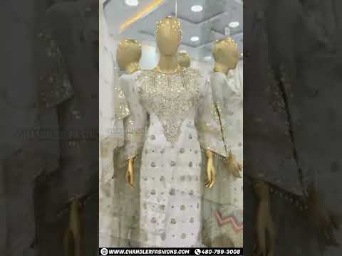 White Color Chinon Kurti Suits In Arizona