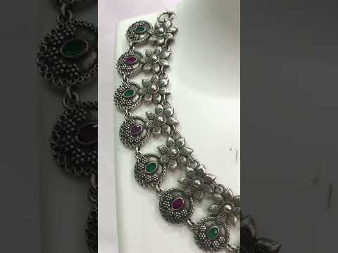 Indian Oxidized Necklace In Skull Valley