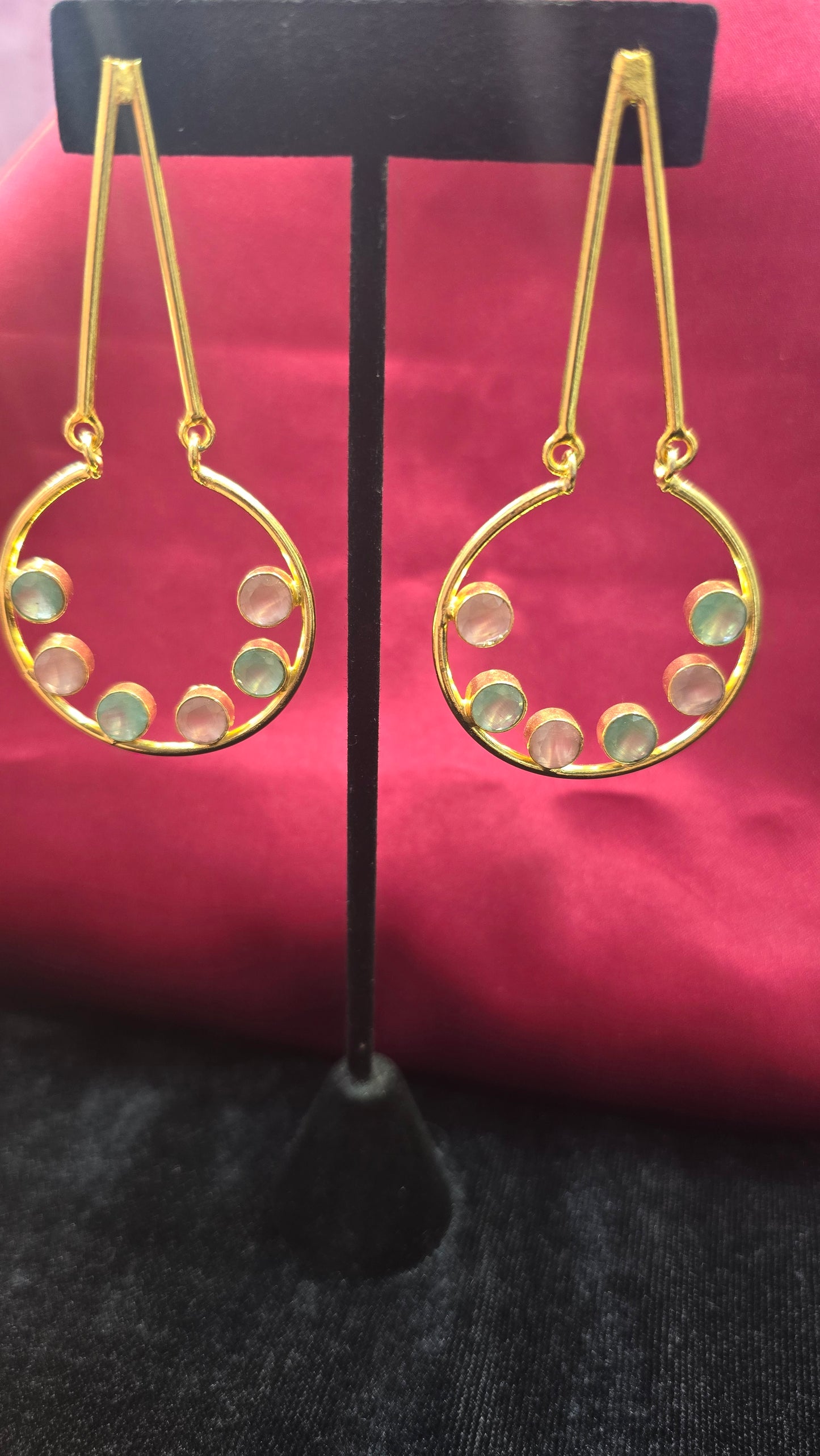 Multi Color Round Earrings Near Me