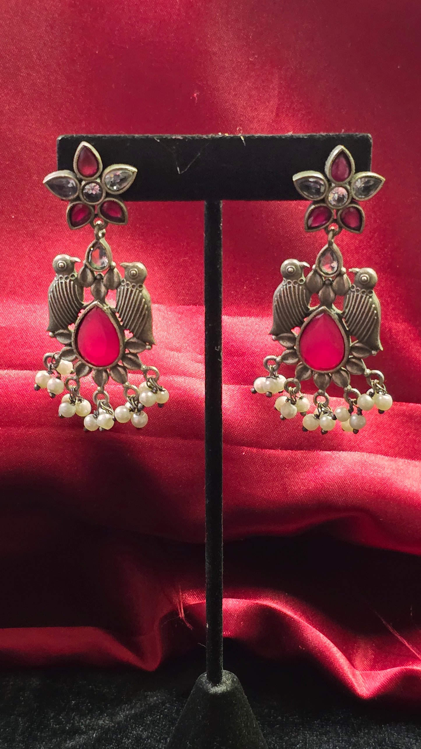 Pink Color Star Shaped Hangings For Women