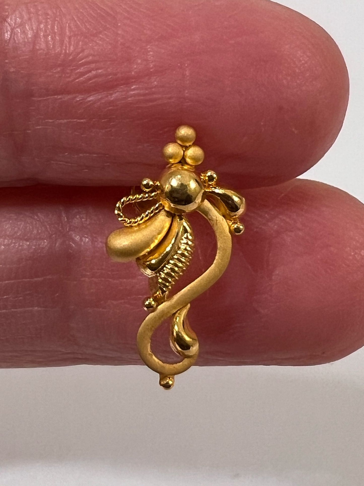 Stunning Pure 24Kt Gold Earrings for Women