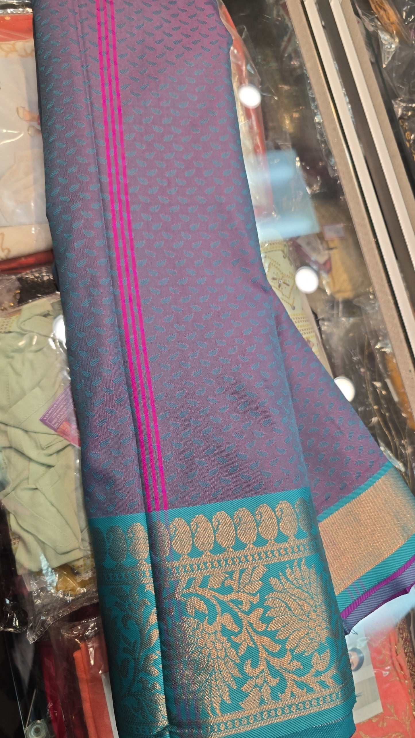 Gorgeous Pink Color Soft Silk Saree In Tempe