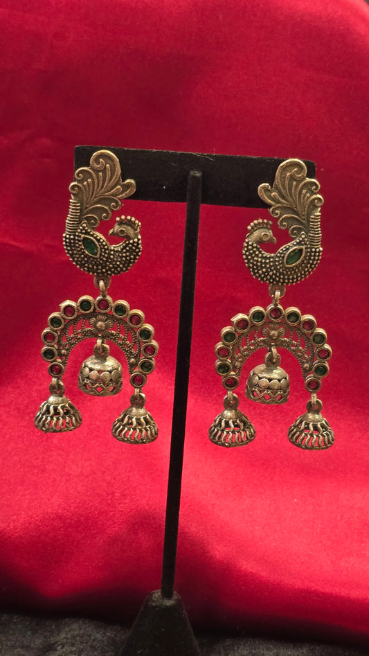 Ancient Peacock Multicolor Colored Hangings