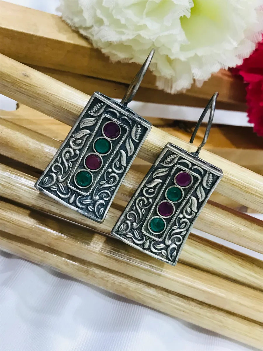 Handcrafted Brass And Copper Made Hook Earrings Near Me