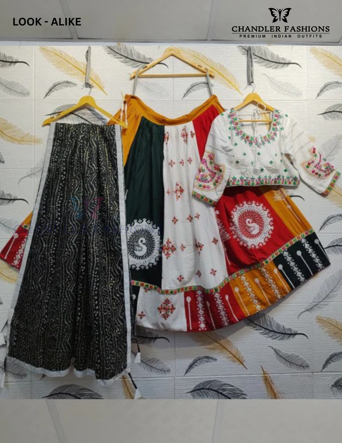 Elegant White And Black Color Designer Cotton Chaniya Choli For Women