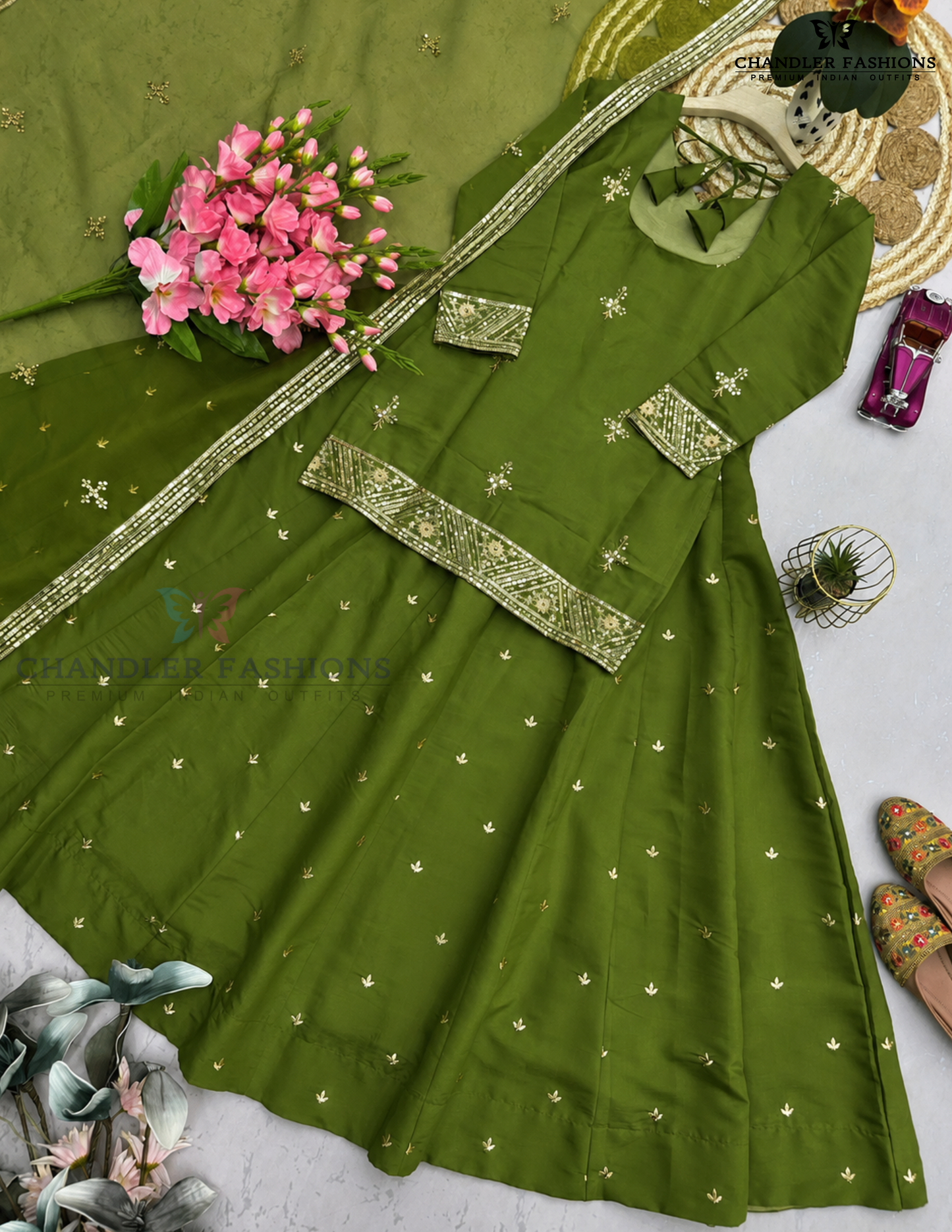 Embroidered Lehenga Choli In Gilbert