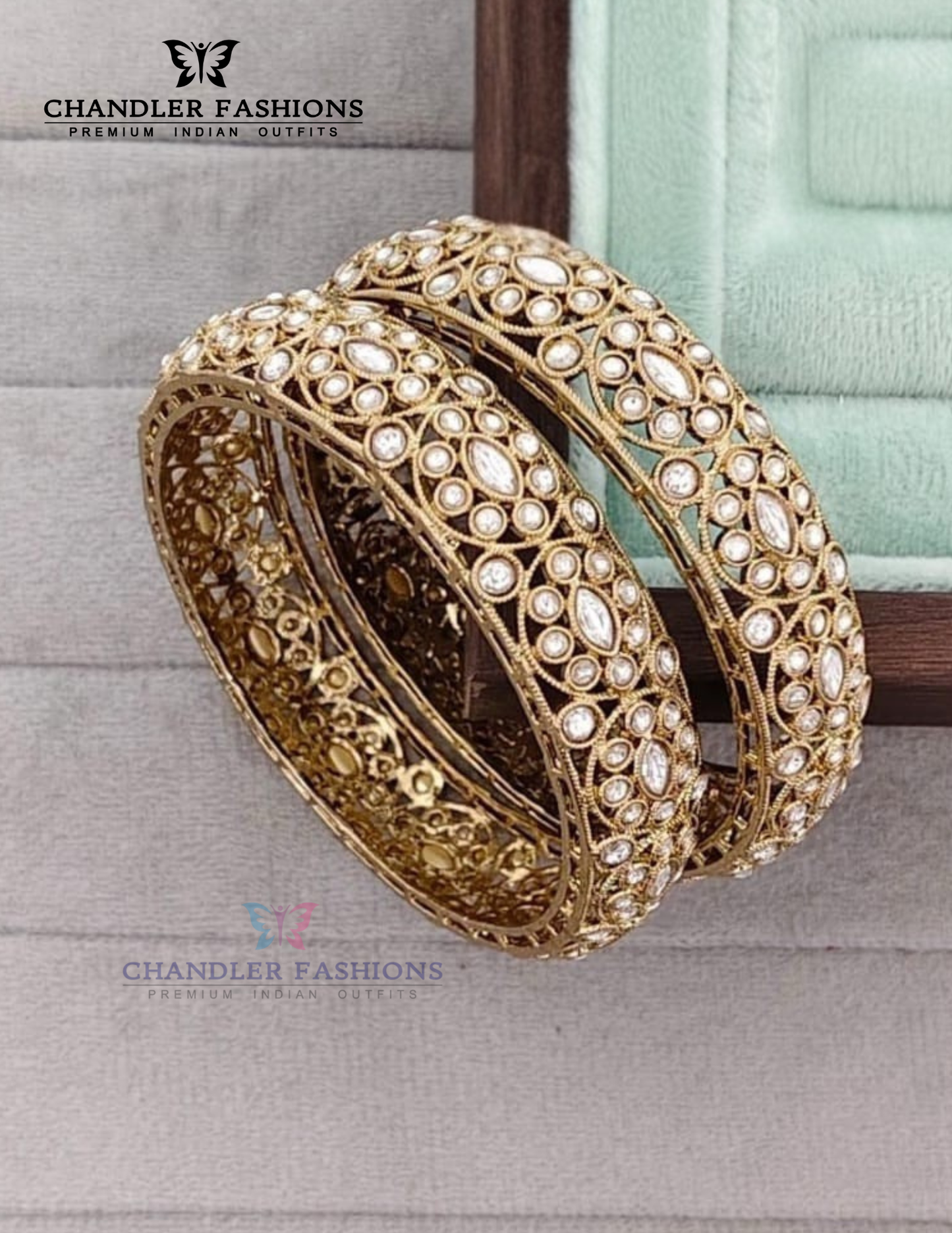 Alluring White Color Stone Rajwadi Collection Bangles For Women