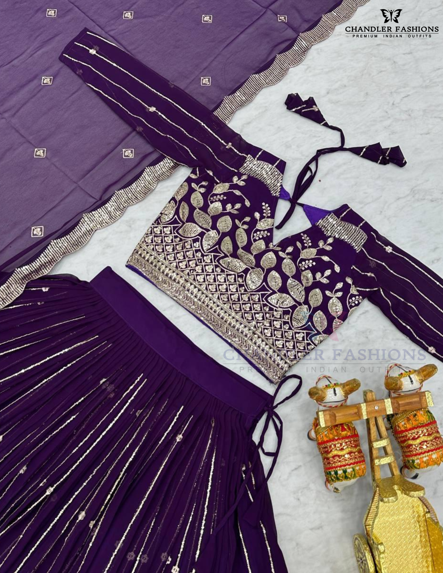 Georgette Lehengas In Prescott