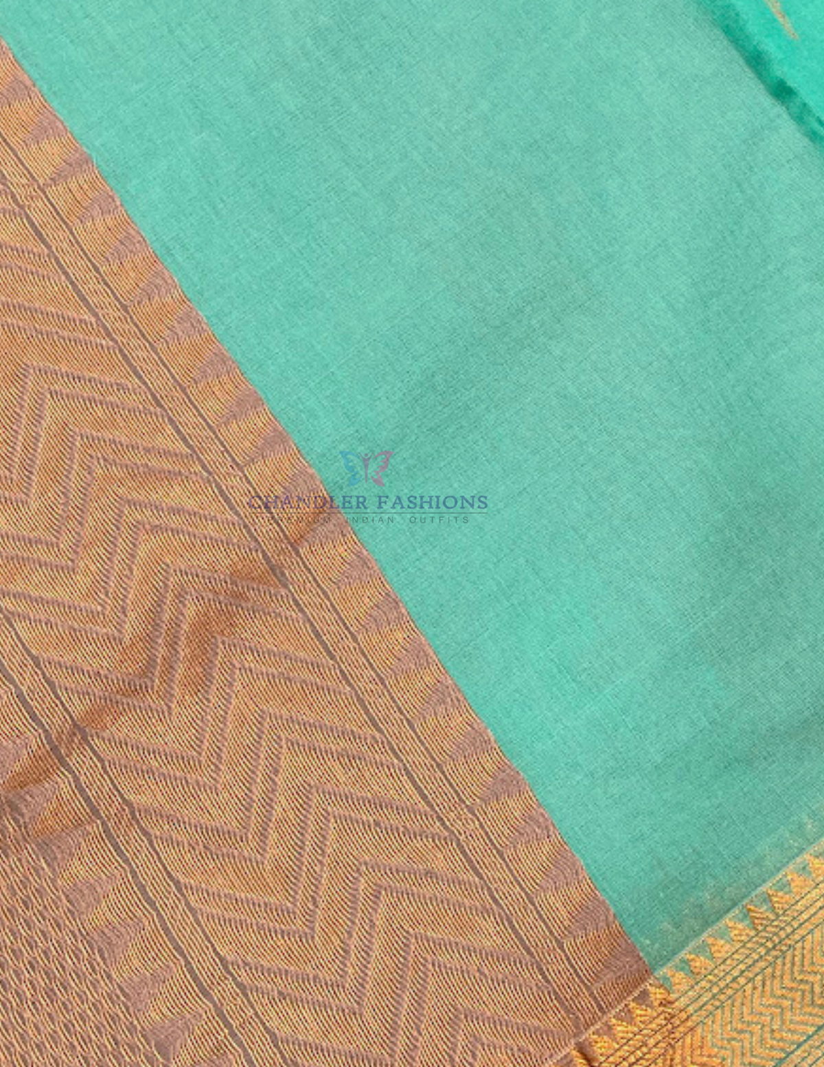 Green Color Cotton Saree In Tempe