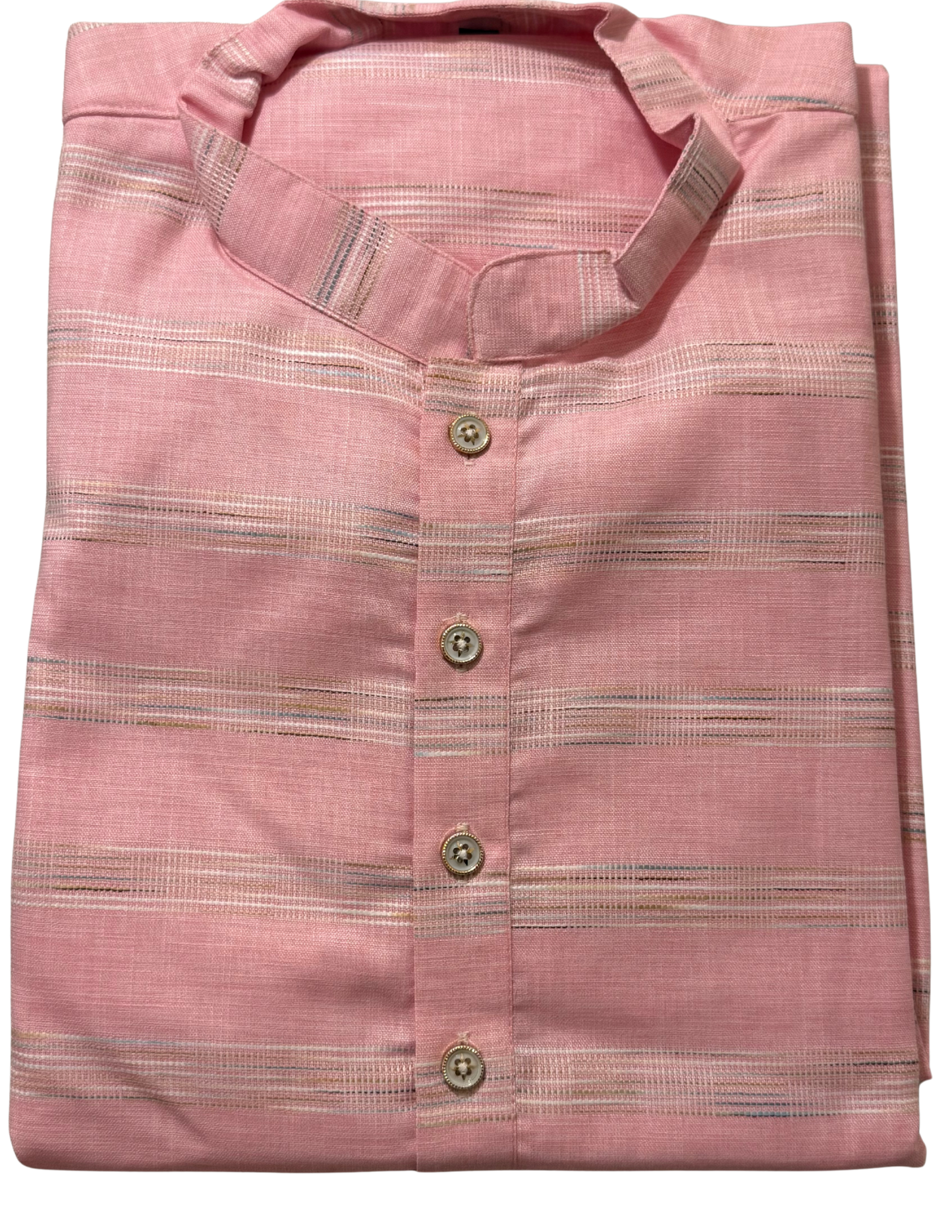 Amazing Pink Color Cotton Men's Kurta With Pajama Pant Near Me