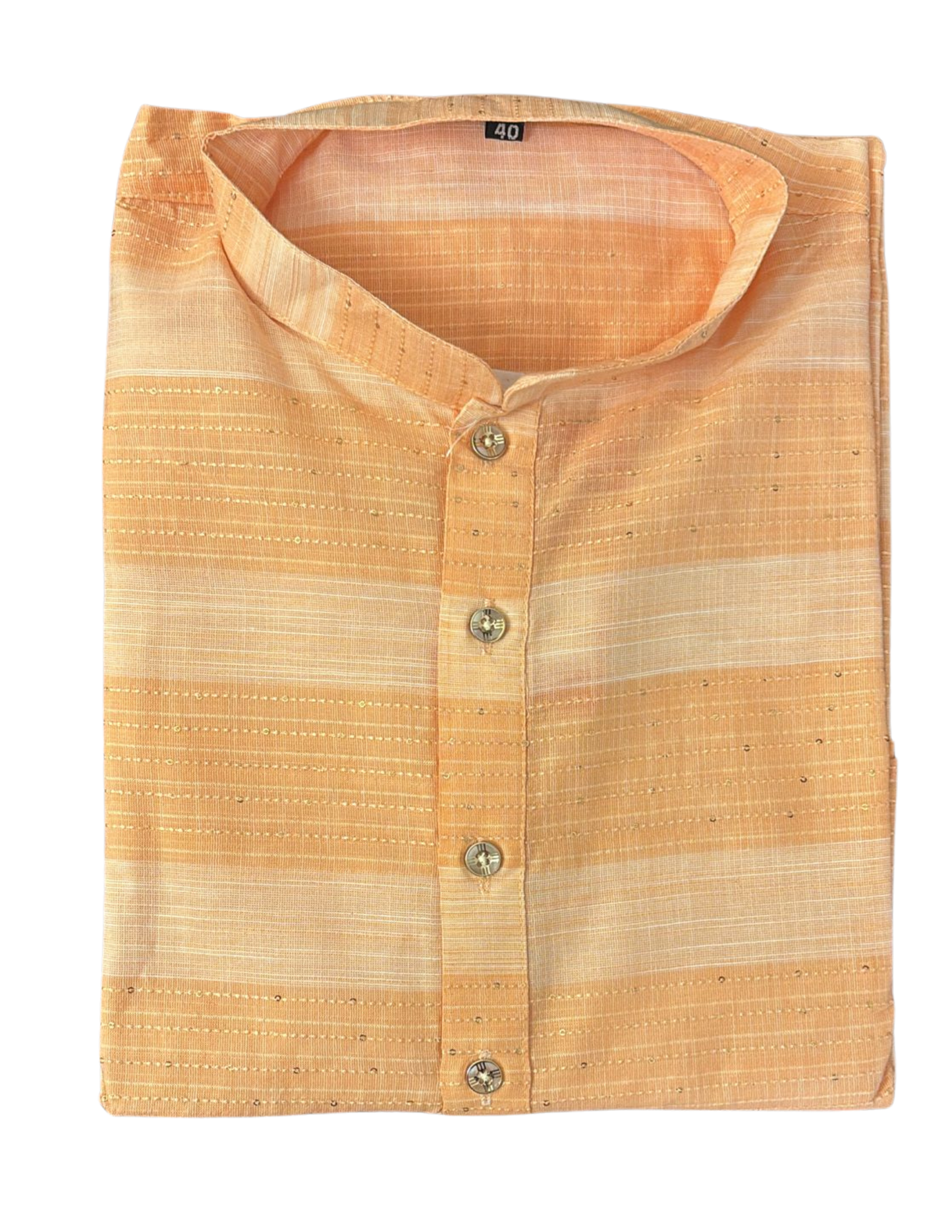 Beautiful Orange Color Men's Kurta With Pajama Pant Near Me