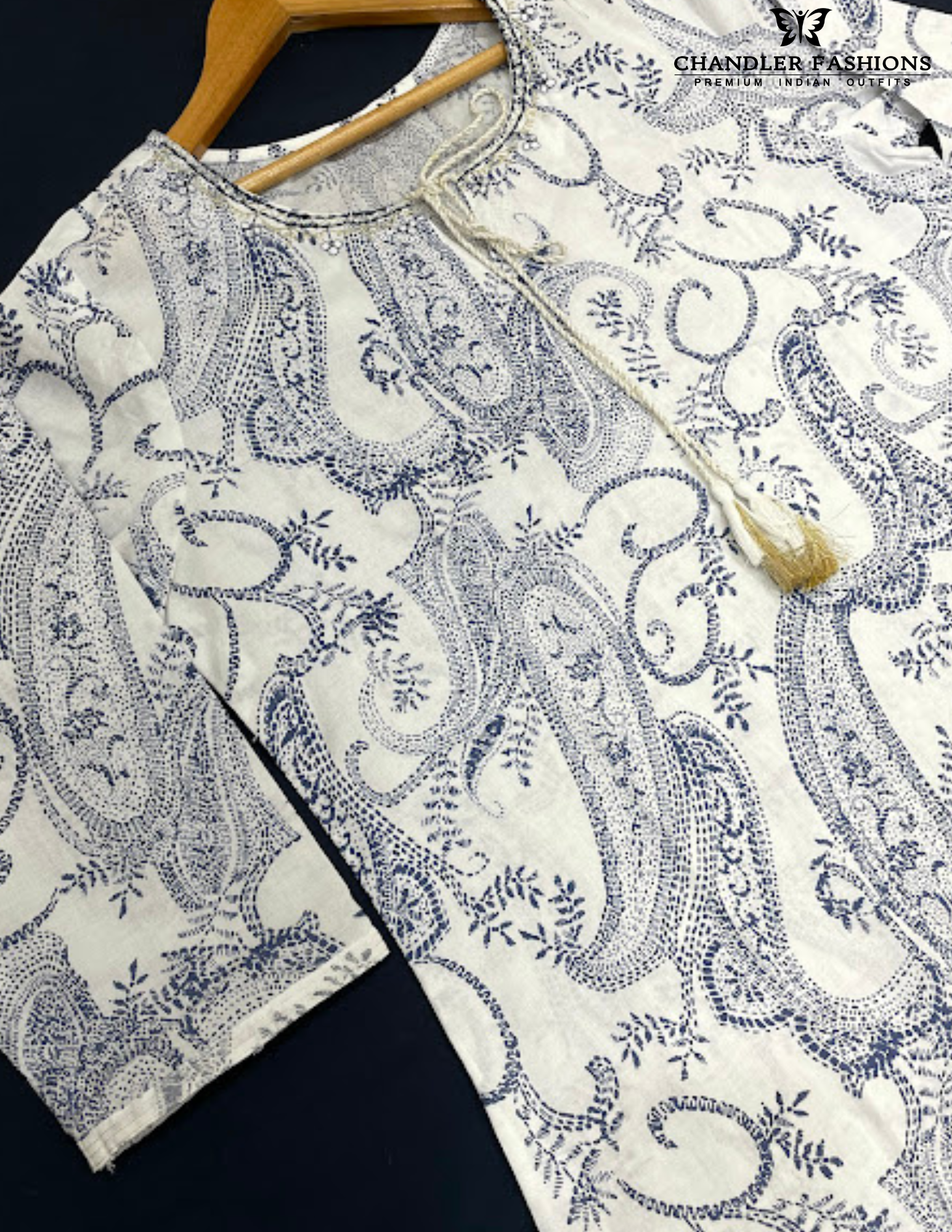 White Color Kurti Suits With Pocket In Yuma