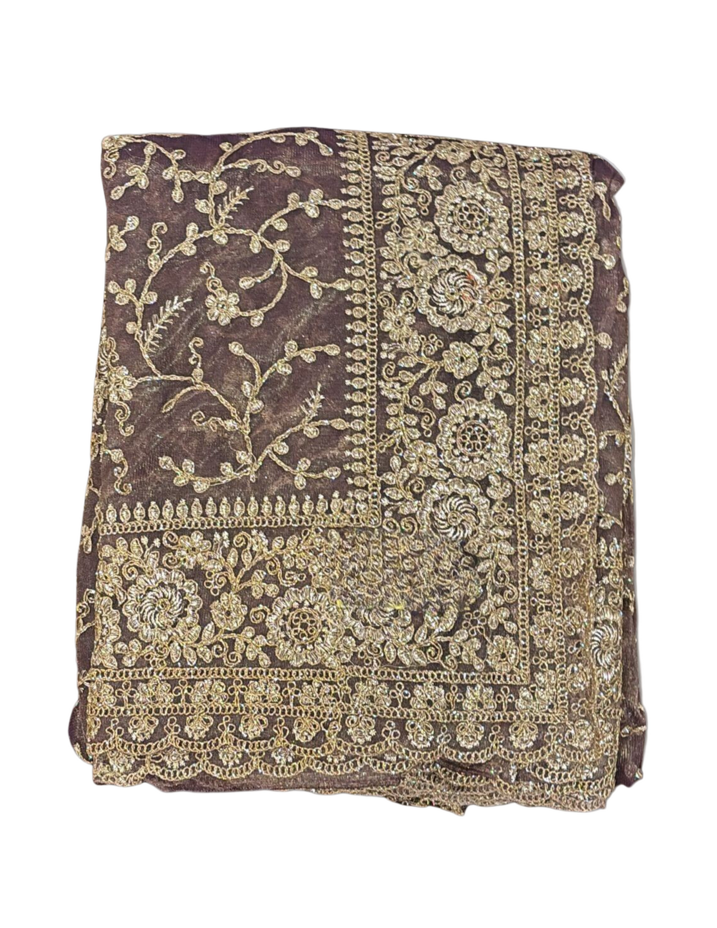 Magnificent Light Wine Color With Soft Net Embroidered Work Fancy Saree - PREMIUM QUALITY