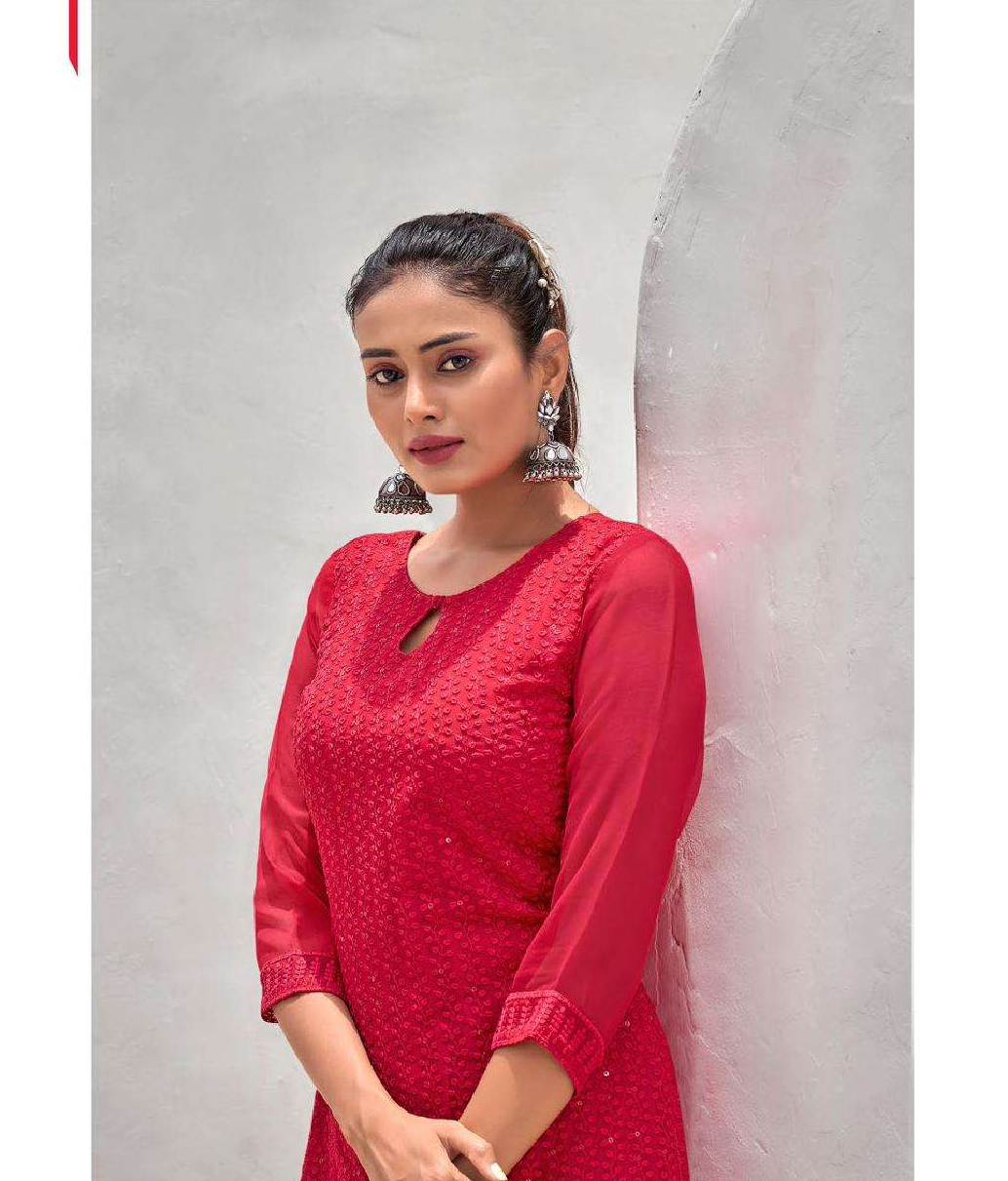 Georgette Straight Cut Kurti Near Me