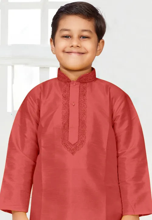 Silk Kid's Kurta With Pajama Set Near Me