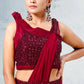 Maroon Color Party Wear Sarees near me