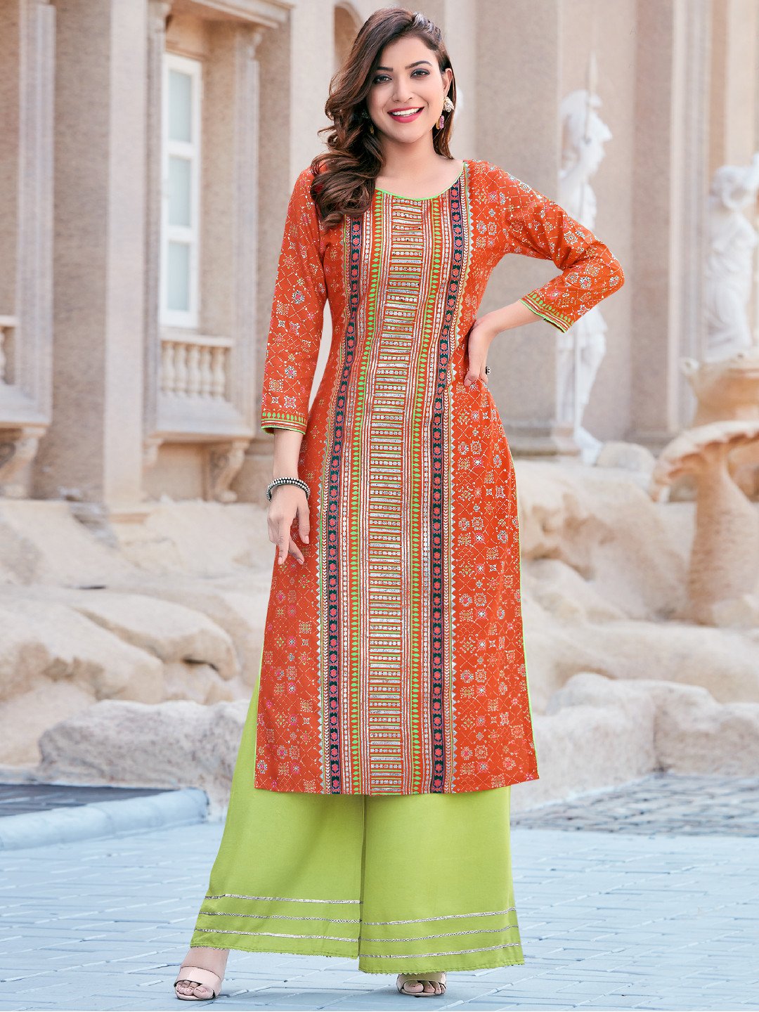 Cilory kurti with palazzo best sale