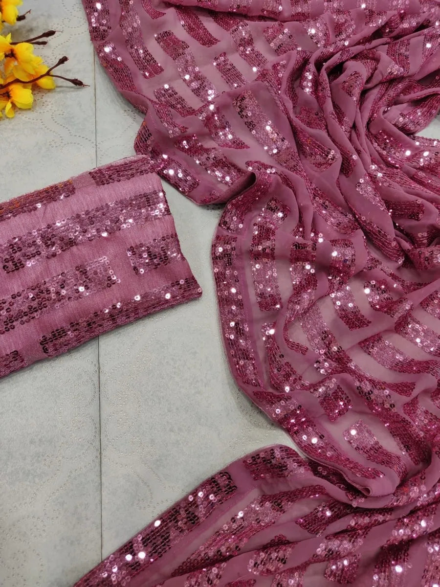 Party Wear Sequins Sarees in Glendale