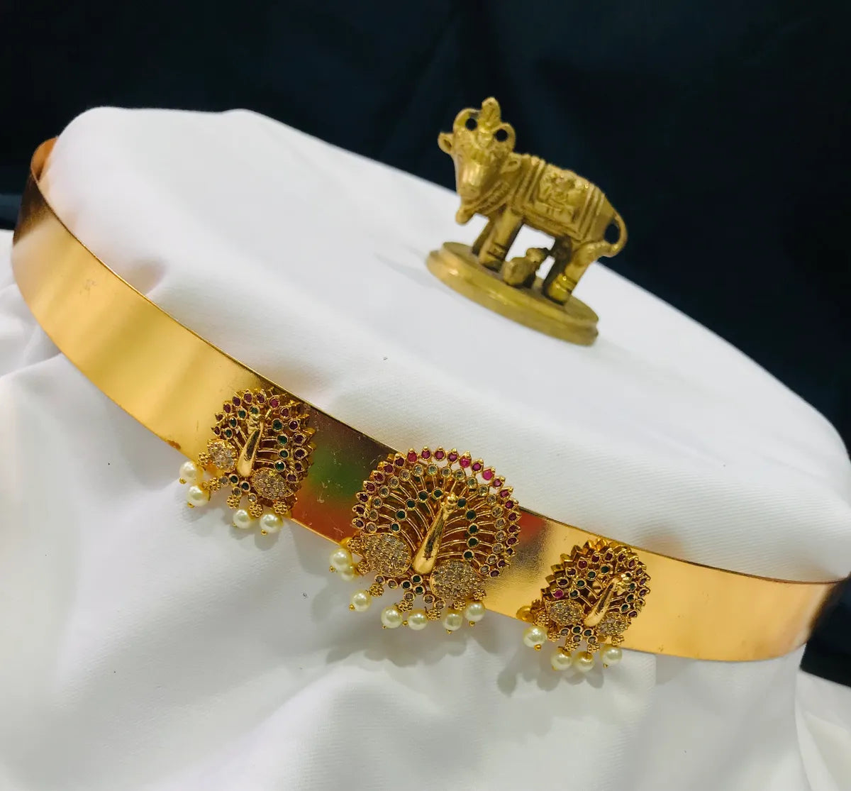 Antique Gold Indian Hip Belts In USA