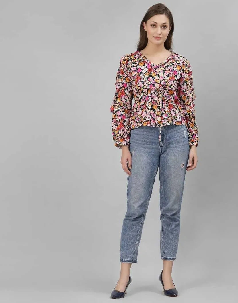 Crepe Printed Trending Top in Yuma